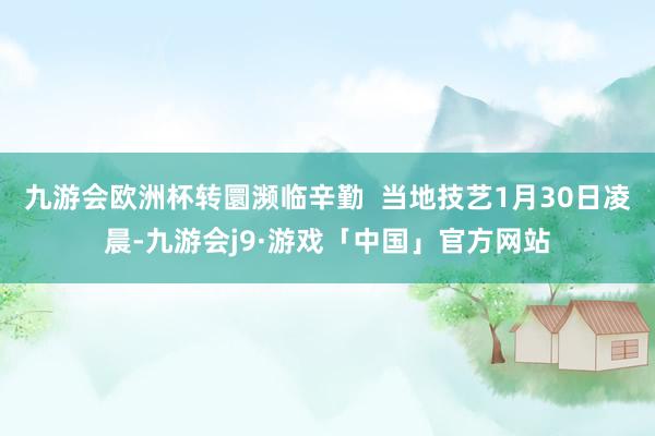 九游会欧洲杯转圜濒临辛勤  当地技艺1月30日凌晨-九游会j9·游戏「中国」官方网站