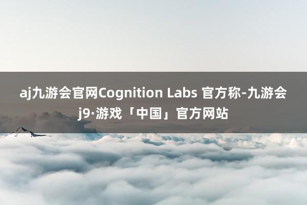 aj九游会官网Cognition Labs 官方称-九游会j9·游戏「中国」官方网站