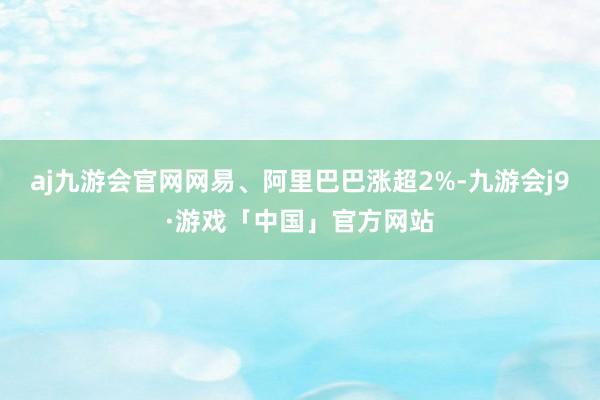 aj九游会官网网易、阿里巴巴涨超2%-九游会j9·游戏「中国」官方网站