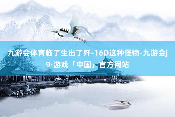 九游会体育临了生出了歼-16D这种怪物-九游会j9·游戏「中国」官方网站